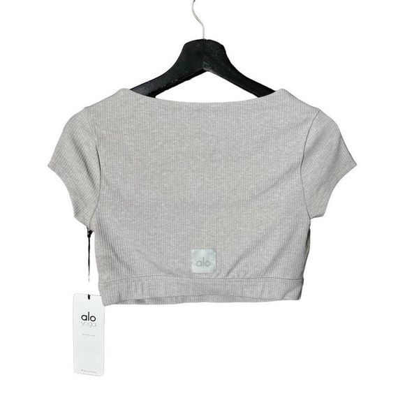 NWT ALO Yoga Henley Bra Top Medium - Picture 2 of 2